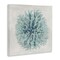 Stupell Industries Coral Ball Blue Sea Beach Design Canvas Wall Art